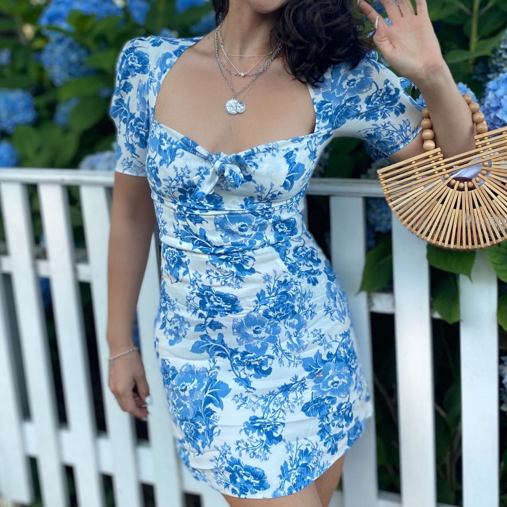 COPY - Reformation Blue Mini Dress